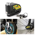 Candado con alarma para moto