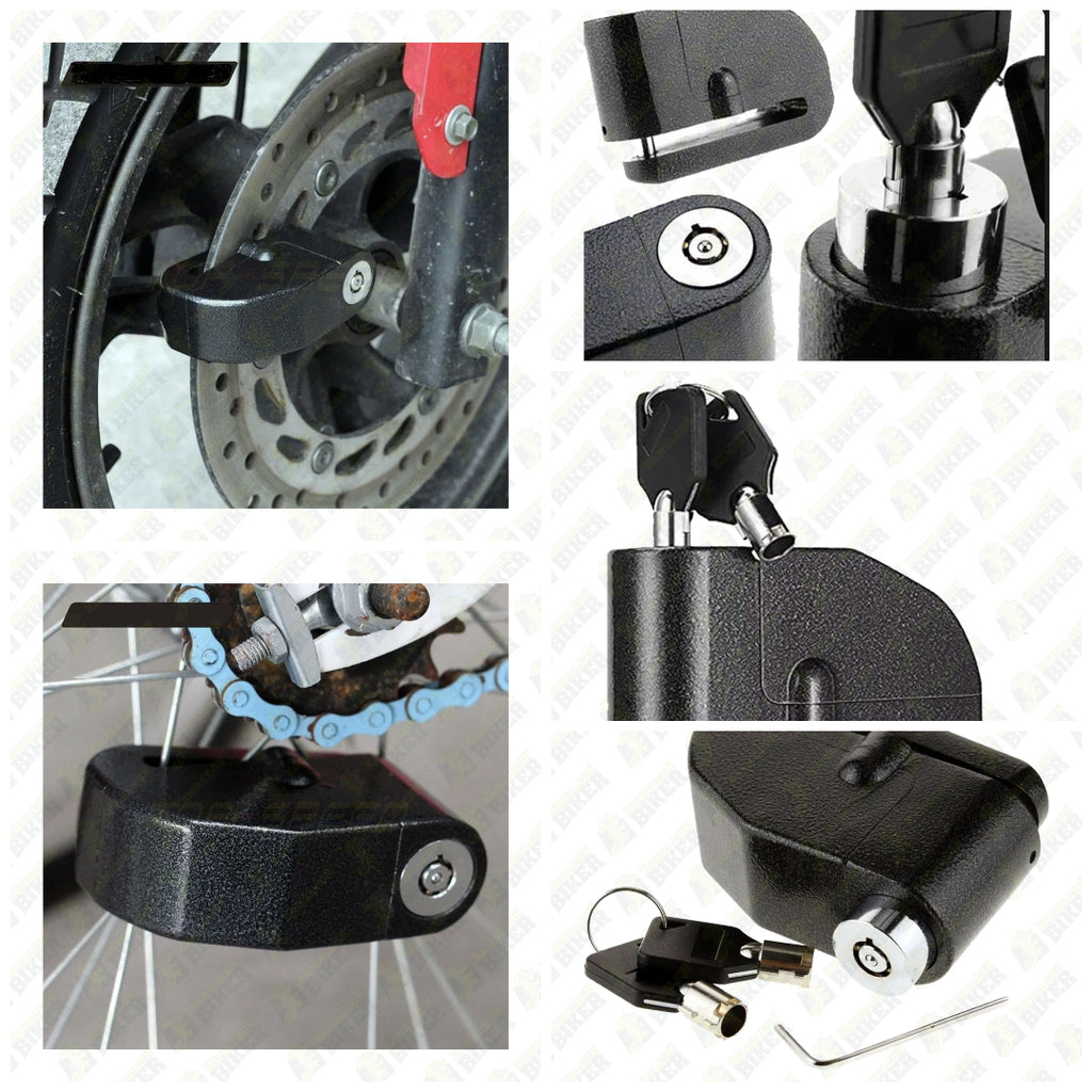 Candado con alarma para moto